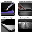 thumbnail image 5 of LG V60 ThinQ (5G) Screen Protector Premium Glass HD Clarity ShockProof Tempered Glass LCD Screen Protector Guard Clear 2.5D Curved Edge [Bubble-Free][Anti- Fingerprint] For LG V60 ThinQ (5G), 5 of 8
