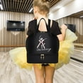thumbnail image 6 of Kuntesetty Ballet Dance Backpack Comfortable Cute Storage Bag for Dancing Sports Travel Black, 6 of 9