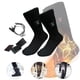 thumbnail image 3 of 2 unidades/juego de calcetines calentadores eléctricos Unisex, calentador de pies, calcetines calentadores capacidad para caja de batería USB Colcomx Calcetines más cálidos ajustables, 3 of 8