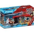 thumbnail image 1 of Playmobil Caserne de Pompiers, Multicolore, 1 of 7