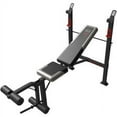 CAP Strength Standard Weight Bench with Leg Developer, 150lb upright