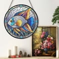 thumbnail image 6 of 89Bloom Angelfish Window Hanging Stained Glass, Angelfish Suncatchers for Windows Stained Glass, Fish Stained Glass Suncatcher, 6 of 8