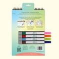 thumbnail image 2 of Lifelines FlowArt Activity Pads, 2-Pack & Bonus Pad - Guided Tracing Art Meditations with Markers - 8 Double-Sided Markers & 48 Scenes - Trace-by-Line Coloring Books for Tweens, Adults & Seniors, 2 of 8