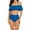 Blue, variant on Atogsazn Womens High Waisted Bathing Suits Flounce Bikini Bottoms Tummy Control Modest Swimwear Two Piece Swimsuits Black XL