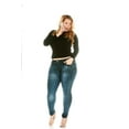 thumbnail image 4 of Cover Girl Jeans Skinny pour Femmes, Adolescentes Ou Grande Taille, Denim Foncé, 4 of 7
