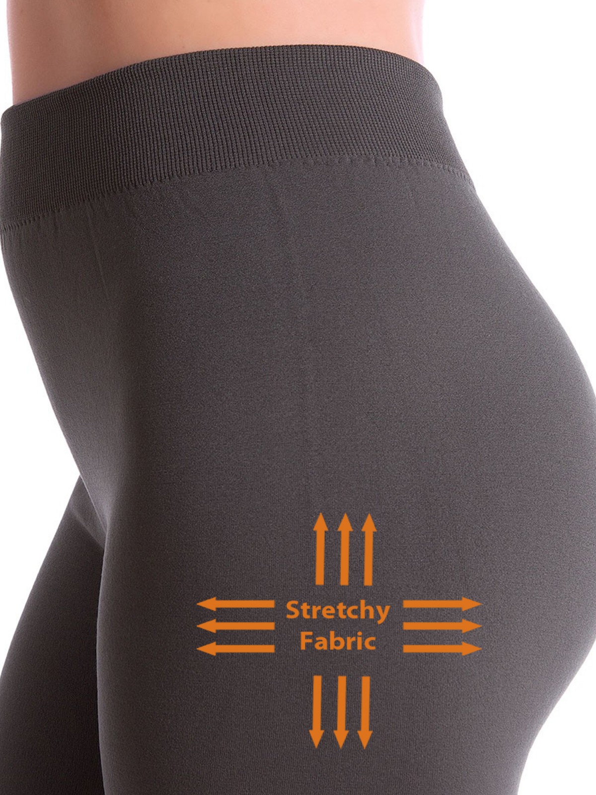 Kuda Moda Women's Fleece Lined Thermal Leggings, 3-Pack photo 3