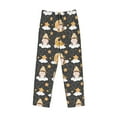 thumbnail image 4 of Fotbe Cute Bee Gnome Men's Pajama Pants,Sleepwear Pants,Pj Bottoms Drawstring And Pockets-Large, 4 of 9