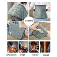 thumbnail image 5 of 6-speed Electric Heating Pad  Adjustable Warm Body Blanket Heated Blanket Waist Back Leg Warming Mat Timing Winter Warming (76x40cm,EU Plug 220V), 5 of 7