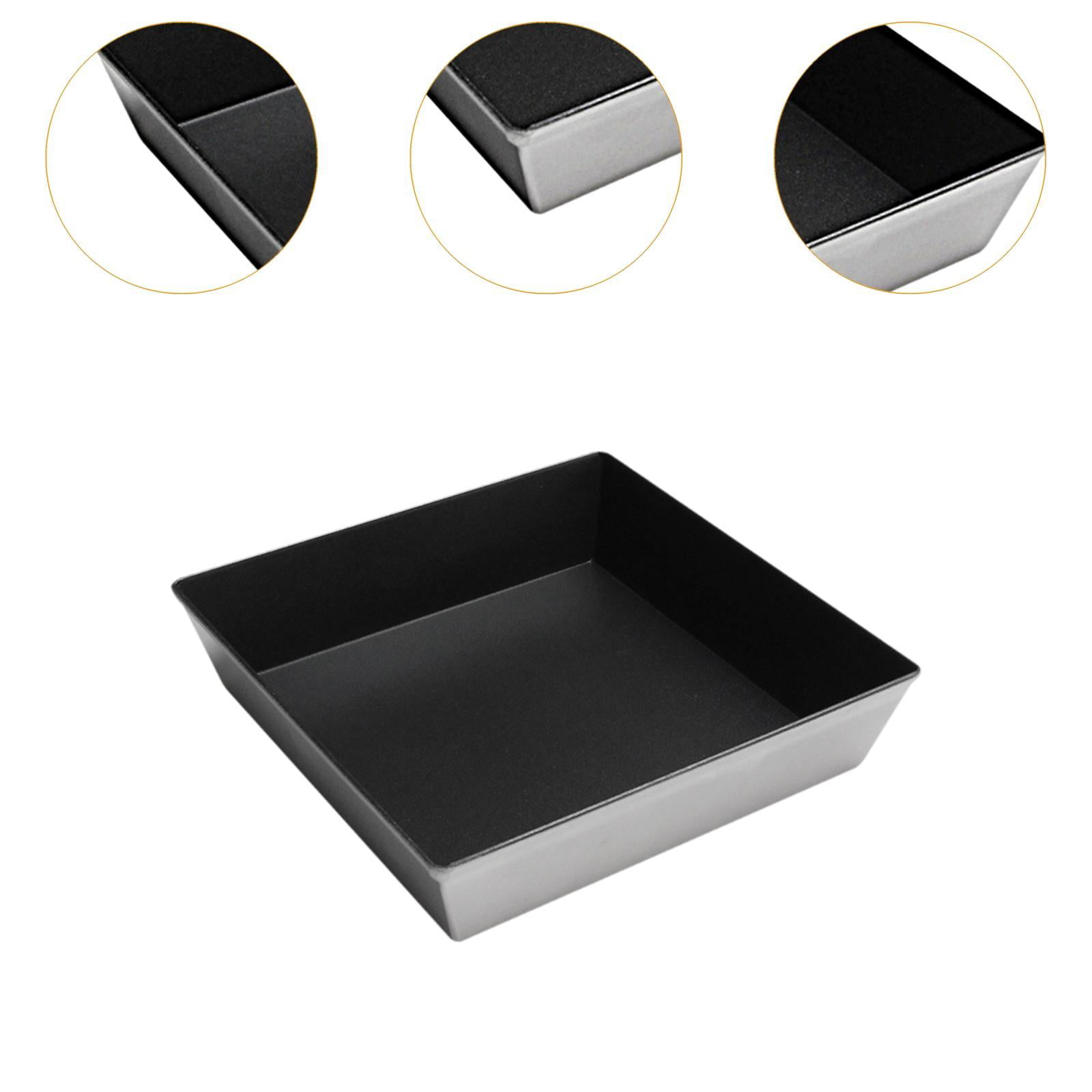 Baoblaze Square Deep Dish Pizza Pan Heightened Cookie Sheet for Homemade Bread Baking