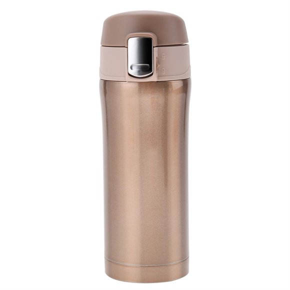 Spptty Stainless Steel Vacuum Thermos Insulated Water Bottle Travel Mug Coffee Tea Cup 350ml, Hot Cup, Vacuum Bottle
