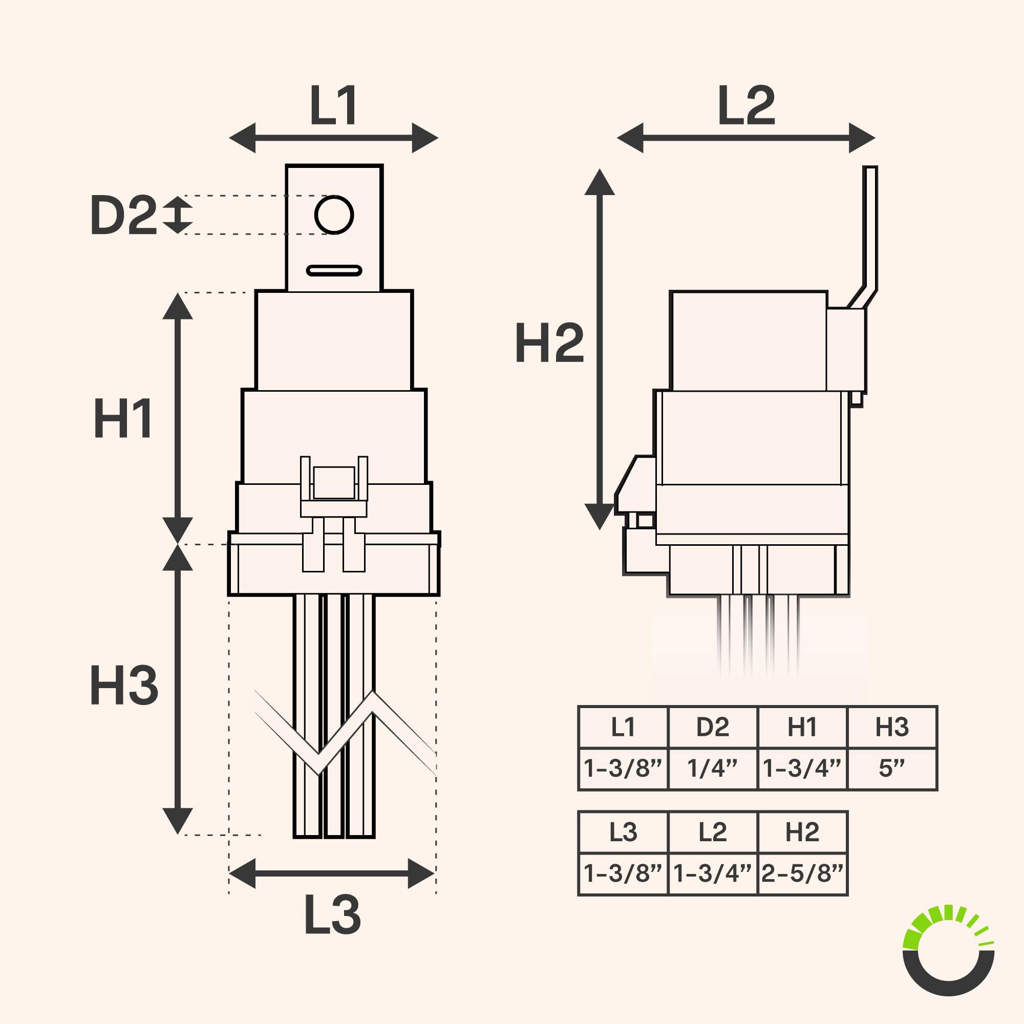 40/30 Amp Waterproof Relay Switch Harness Set - 12V DC 5-Pin SPDT  Automotive Relays 12 AWG Hot Wires - Walmart.com