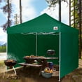 thumbnail image 4 of ABCCANOPY 10 ft x 10 ft Metal Pop-Up Commercial Canopy Tent with walls, Green, 4 of 8