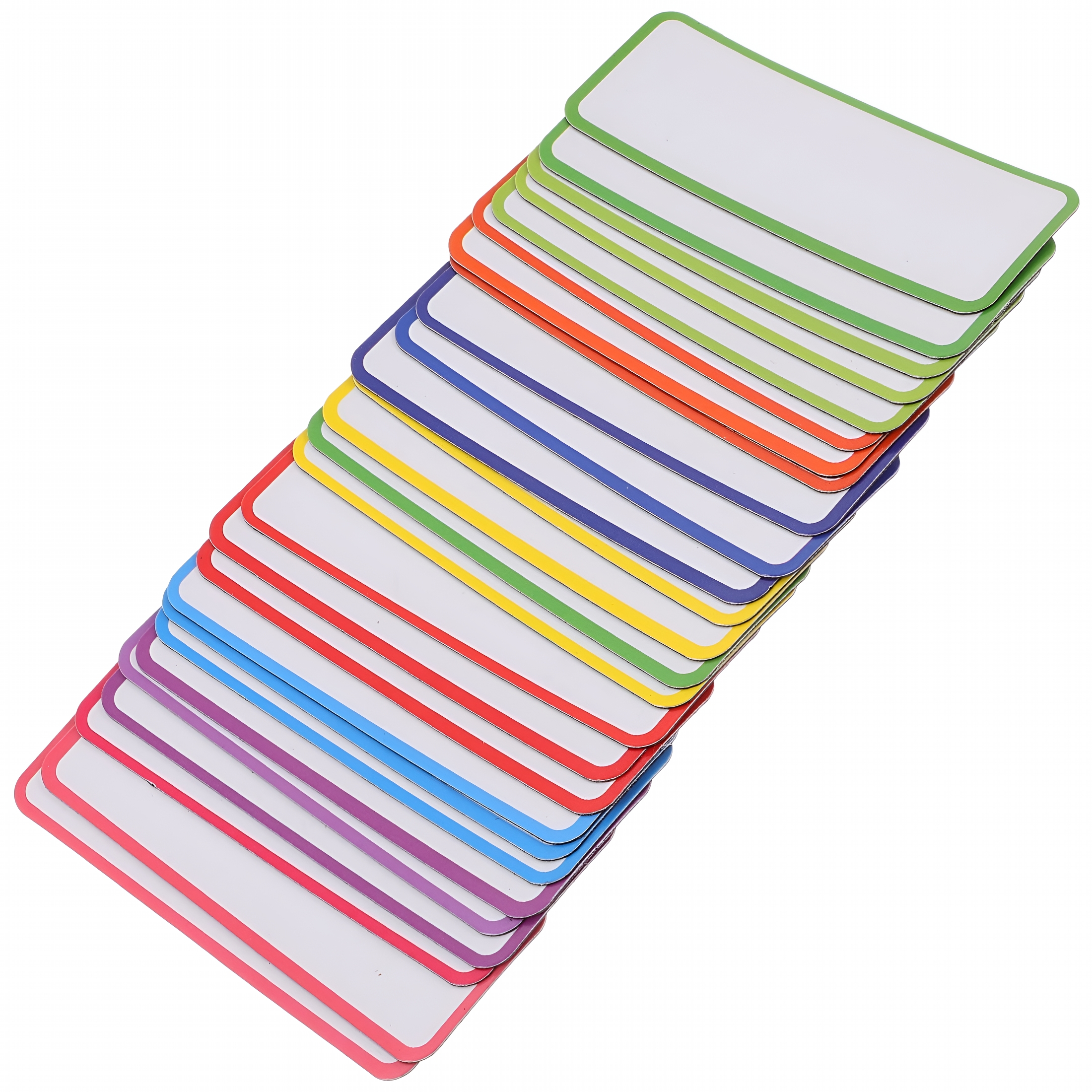 CCOCC 2026 New 67 Pcs Magnetic Labels Whiteboard Stickers Refrigerator Magnets Erasable Card Name Tags Colored Strips for Office Blank Plates Locker Dry Erase Marker Student