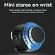 thumbnail image 3 of USB Rechargeable Bicycle Audio Portable Wrist Watch Speaker Cool Lighting Bluetooth-Compatible Sports Music FM Radio C, 3 of 5