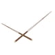 thumbnail image 1 of Manecillas de reloj Equipo Durable Reemplaza directamente Componentes Reloj de pared Puntero para Contrapeso 15mm, 1 of 9