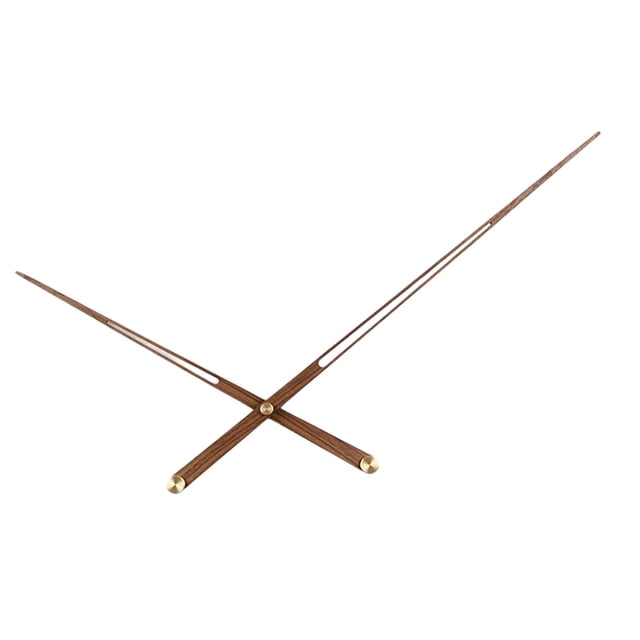Clock Hands Components Accessories Direct Replaces Professional Black Walnut Durable Wall Clock Pointer for Household Mechanism Clock Counterweight 15mm