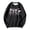 Black, variant on Women's Crew Neck Pullover Sweatshirt Long Sleeve Dancing Skeleton Graphic Casual Daily Tops