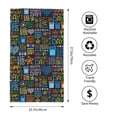 thumbnail image 4 of Bingfone Happy Father Day Ultra Absorbent & Soft Hand Towels For Bath, Hand, Face, Gym And Spa-27.5x16in, 4 of 9