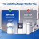 thumbnail image 2 of Waterspecialist WS613B Reemplazo para MWF®, SmartWater® MWFP, MWFA, GWF, HDX FMG-1, WFC1201, GSE25GSHECSS, PC75009, RWF1060, Kenmore® 9991 Filtro de agua para refrigerador, 3 filtros, 2 of 5