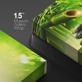 thumbnail image 4 of wall26 Canvas Print Wall Art Zen Green Bamboo Daisy Flower Massage Stone Spa Jungle Nature Wilderness Photography Realism Landscape Colorful Multicolor for Living Room, Bedroom, Bathroom - 24"x3, 4 of 5
