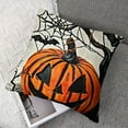 thumbnail image 7 of Happy Halloween Decorative Throw Pillow Covers  Trick or Treat Pumpkin Truck Porch Patio Outdoor Pillowcase, Jack O Lantern Bat Spider Fall Holiday Cushion Case Home Decor, 7 of 7