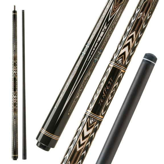 Fury Carbon Fiber Pool Cue Stick 58" Billiard Cue yellow Professional Low Deflection Easy to Control Pool Sticks with Radial Pin