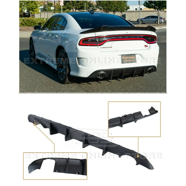 Replacement For 2015-Present Dodge Charger | SRT Factory Style Rear ...