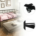 thumbnail image 5 of Dextrus Twin Daybed Adjustable Height Sofa Bed Couch, No Box Spring Needed, Black, 5 of 7