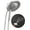 Lumicoat Chrome, variant on Delta 58651-25 In2ition 2.5 GPM Multi Function 2-In-1 Shower Head And Hand Shower - Black
