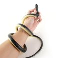 thumbnail image 2 of 120cm Realistic Fake Simulation Rubber Snake Toys Garden Props Prank Kit Fake Snake Black, 2 of 9