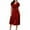 Red, variant on Party Dresses for Women Sexy Casual Wrap V Neck Short Sleeve Ruffle Hem Midi Dress Lightweight Comfort Church Wedding Guest Dresses