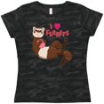 thumbnail image 3 of Inktastic I Love Ferrets Women's T-Shirt, 3 of 5