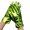 Green, variant on Womens Gloves Shimmer Finish Wrist Length Formal Design with Smooth Finish for Formal Occasions Stage Looks and Special Events Women's Gloves