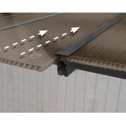 Palram - Canopia Olympia 10 x 14 Patio Cover - Gray/Bronze