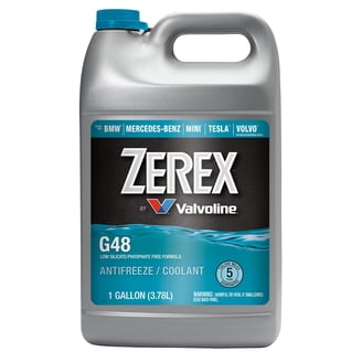 Zerex, Antifreeze Coolant, 50/50 Ready-to-Use, 1 gal, Purple