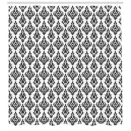 Damask Shower Curtain Damask Pattern Tiles Interchangeable Retro