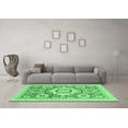 thumbnail image 3 of Ahgly Company Indoor Rectangle Abstract Emerald Green Modern Area Rugs, 2' x 3', 3 of 4