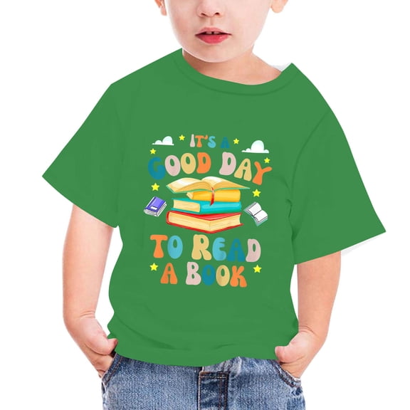 ibuvkizy Baby Girl Clothes Graphic Round Neck Crop Top Girls Short-Sleeve T-Shirt Tops