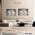 thumbnail image 4 of Elephant Stock Loving Couple Swan Wall Art - Horizontal Canvas Wall Art - Living Room Wall Decor - Animal Canvas - White And Gray Decor - 51" x 34", 4 of 8