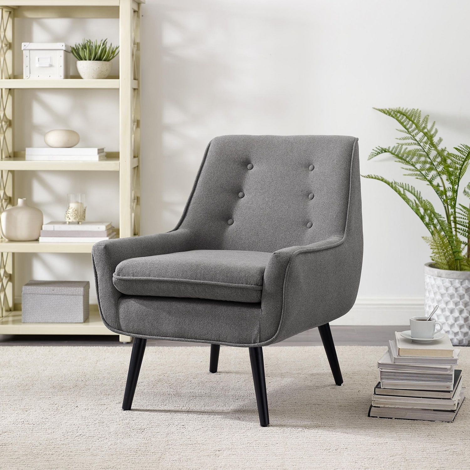 Marley Grey Flannel Chair