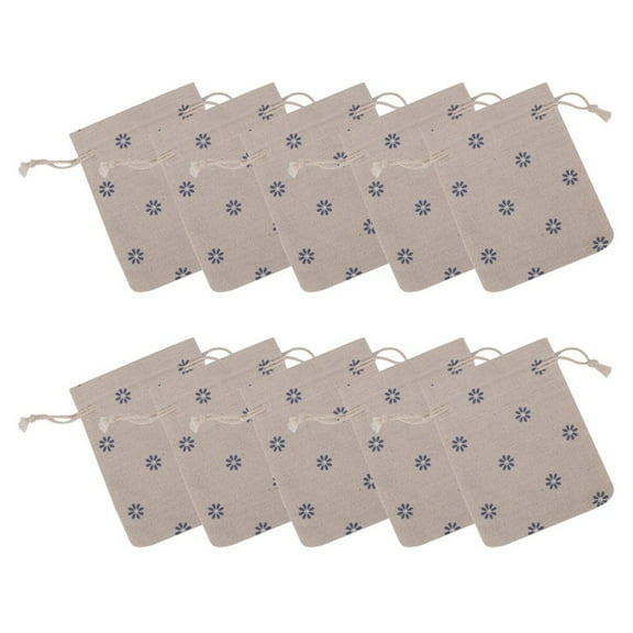 TAILTOSS 10Pcs Drawstring Bags for Small Wedding Favors and Linen