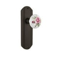 thumbnail image 5 of Nostalgic Warehouse Decros_Prv_234_Nk Vintage Porcelain Painted Rose Privacy Door Knob Set, 5 of 7