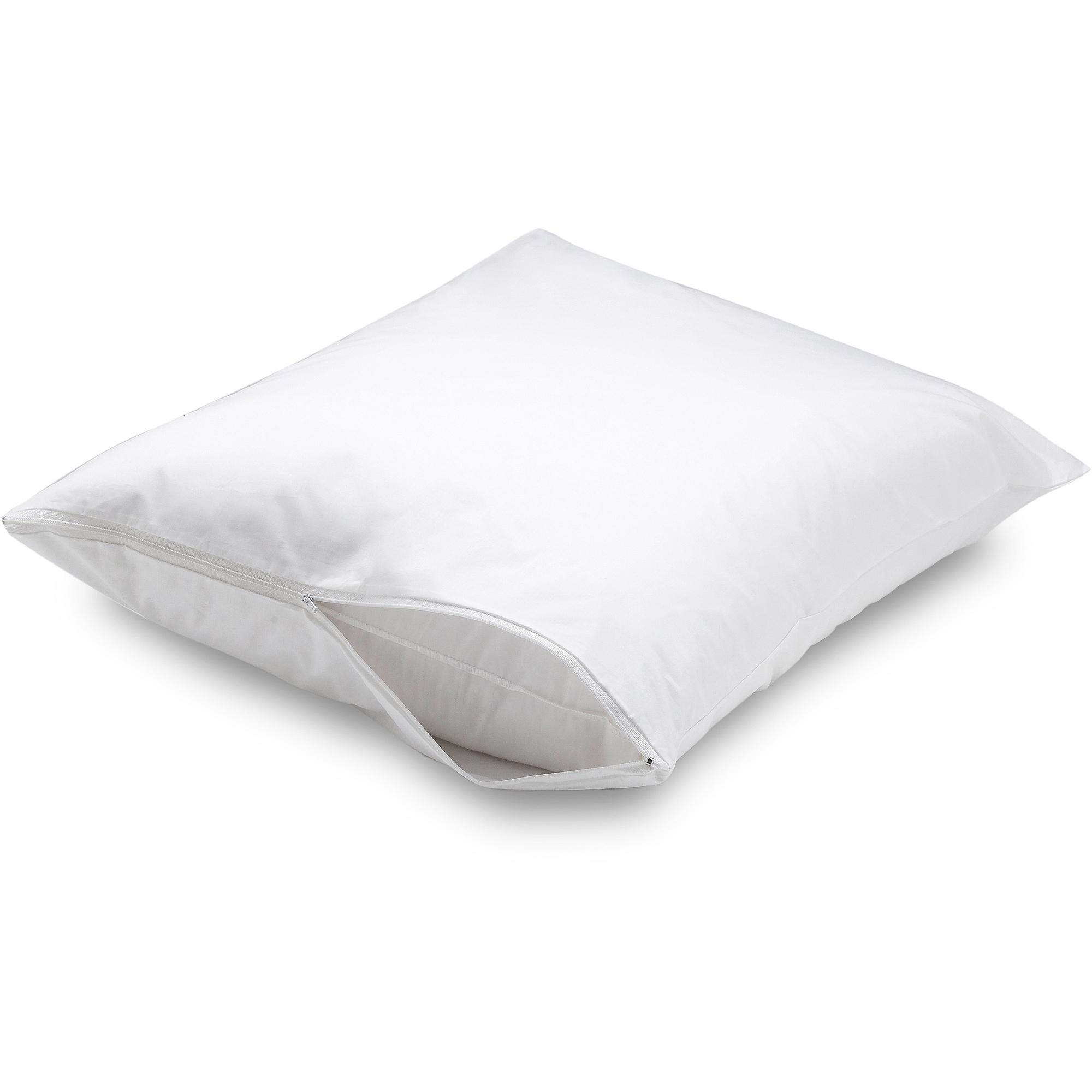 AllerEase Waterproof Allergy Protector Zippered Pillow Protector, King