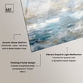 thumbnail image 3 of Weathered Wall II Acrylic Print Modern Blue Wall Art by Art Remedy, Ready to Hang, 30 x 24, 3 of 5