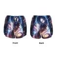 thumbnail image 3 of KLL Urban Style Colorful Dragon Pattern Shorts Women,Athletic Shorts High Waisted Running Shorts Pocket Sporty Short Gym Elastic Workout Shorts-Medium, 3 of 7