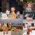 thumbnail image 4 of KEINXS Christmas Decorations Outside Light-Up Animals Outside Christmas Decorations Outdoor Christmas Statue Garden Decor for Christmas Decor, 4 of 5