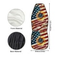 thumbnail image 5 of Renewold American Flag Sunflower Car Seat Cover Front Set Only, Soft Breathable Front Car Seat Bottom Cover Protector Auto Interior Accessories Patriotic Decor, 5 of 7