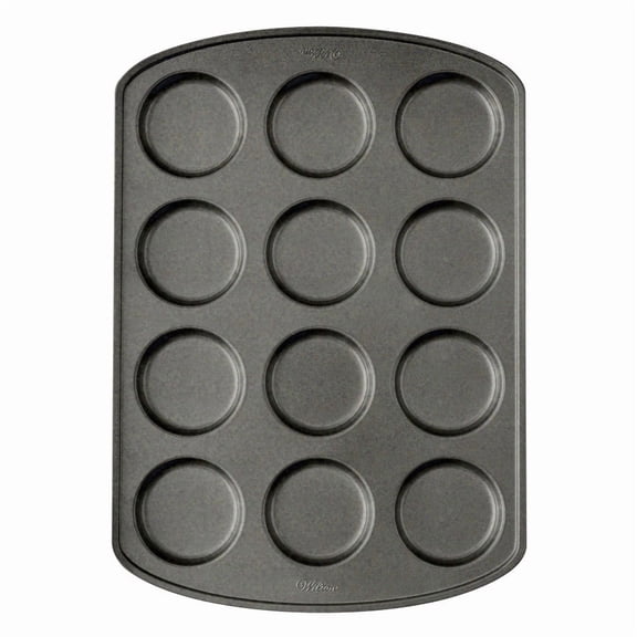 Wilton Muffin Top Pans 12-Cup Non-Stick Steel Muffin Pans