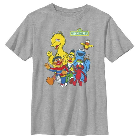 Boy's Sesame Street Main Group Shot Graphic T-Shirt