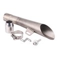 thumbnail image 2 of Exhaust Pipe, Stainless Steel Universal Motorcycle Motocross Exhaust Muffler Pipe Tip  Performance, 2 of 7